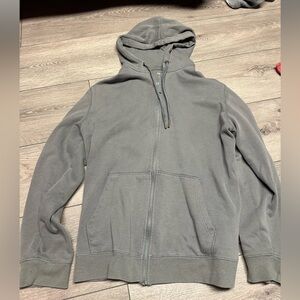 dip Men's Zip Up Gray Sweater